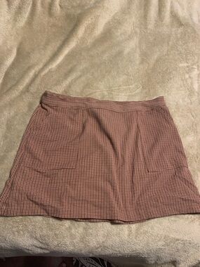 Target Red Gingham Mini Skirt